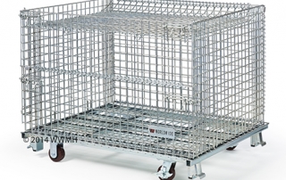 industrial wire storage baskets